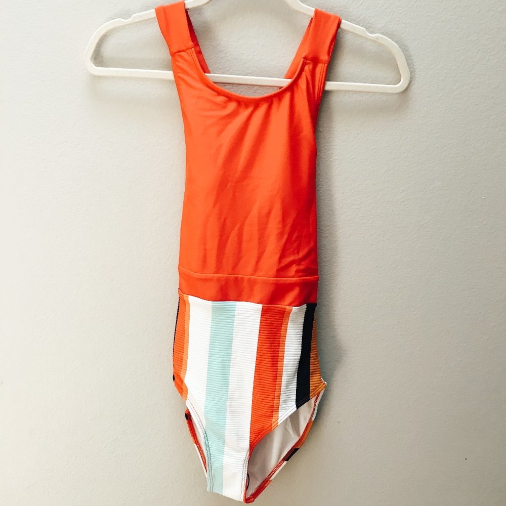 Pink Desert Color Block Poppy One Piece Swimsuit